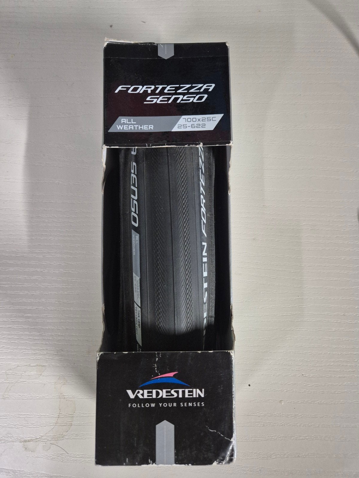 Vredestein Fortezza senso 700x25C, Vélos & Vélomoteurs, Vélos Pièces, Enlèvement, Racefiets, Pneu