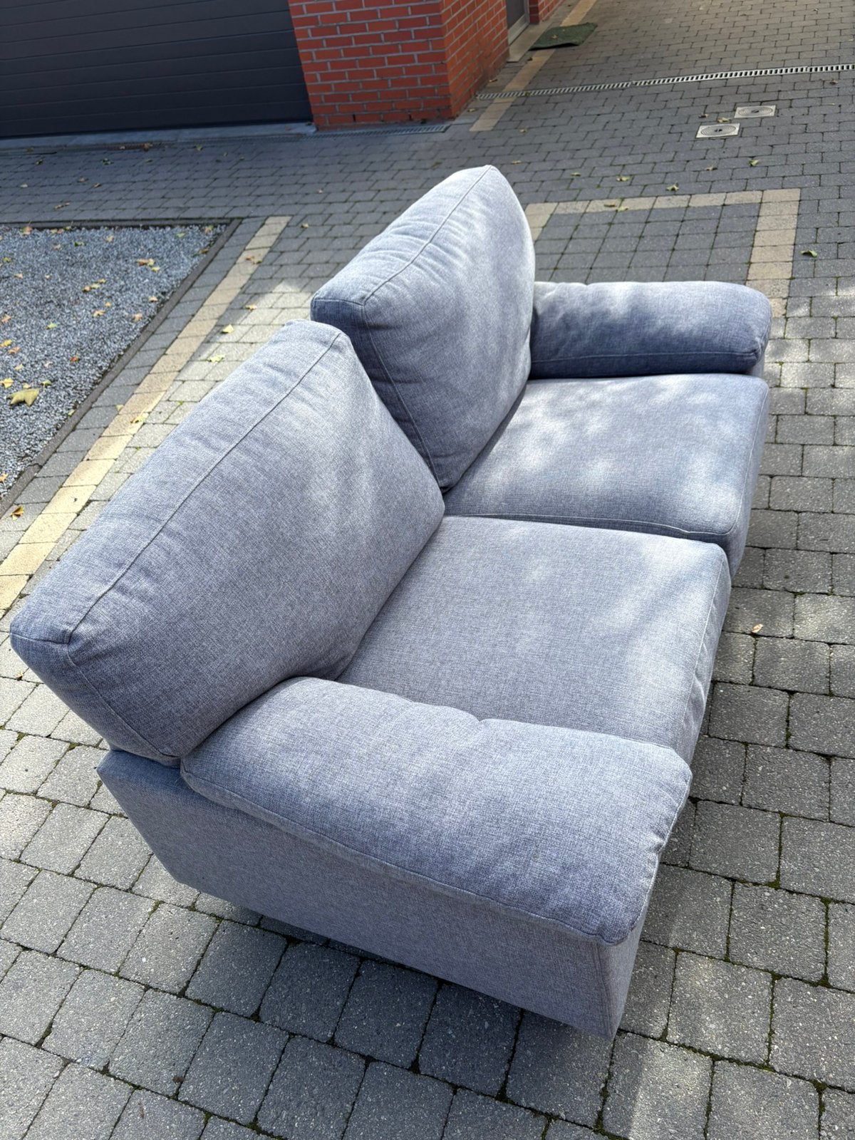 Nieuwe stoffen zetel,niet gebruikt., Moins de 150 cm, Enlèvement, Deux personnes, Tissus