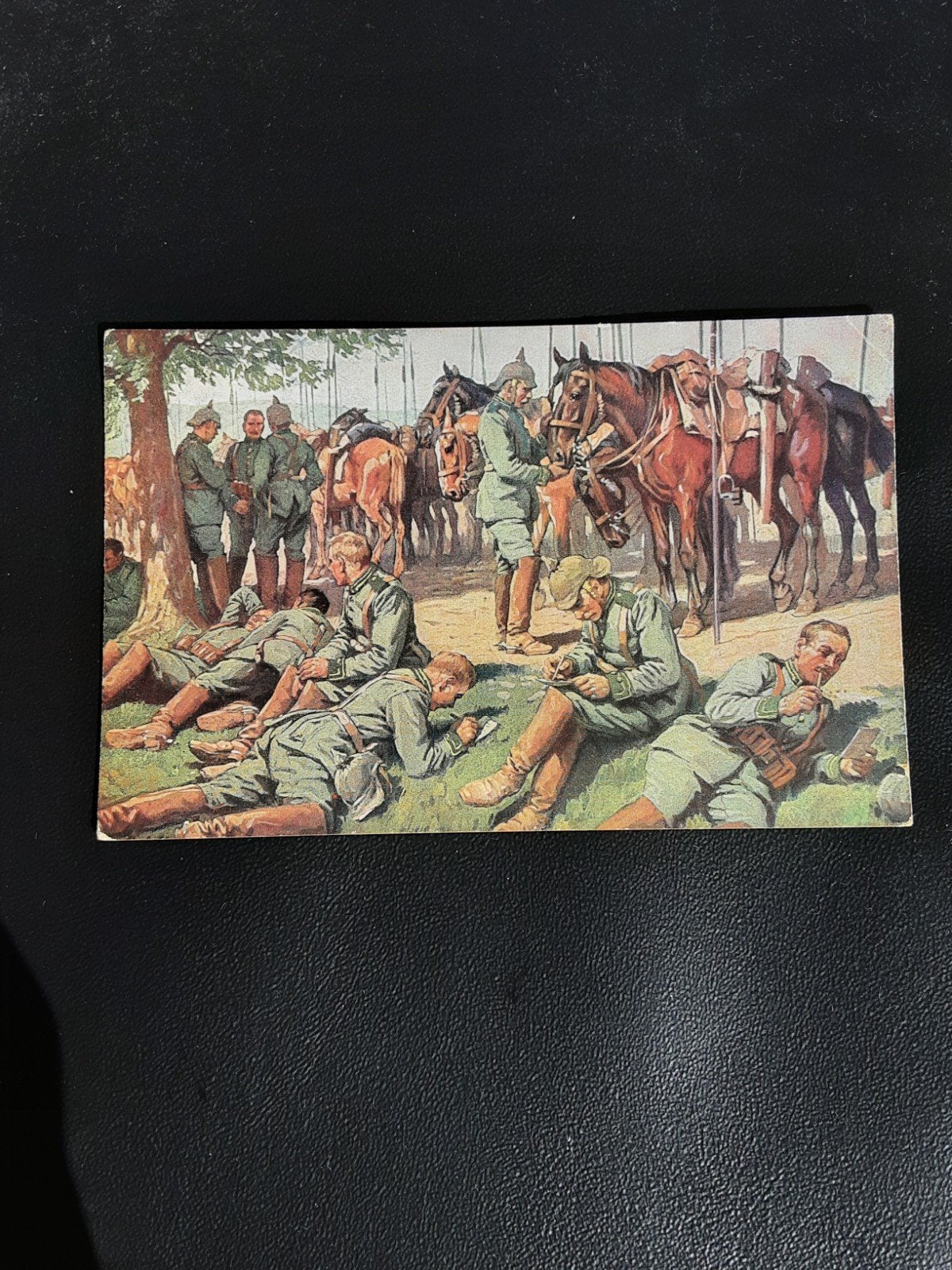 Carte postale Armée Allemande 1915-1916, Enlèvement ou Envoi