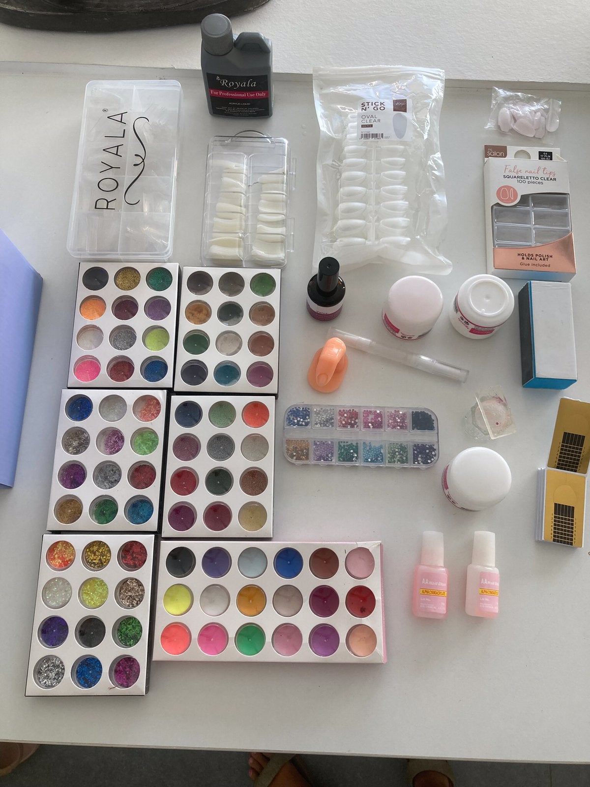Kit complet de soin et de décoration des ongles, vernis gel, Enlèvement ou Envoi, Comme neuf