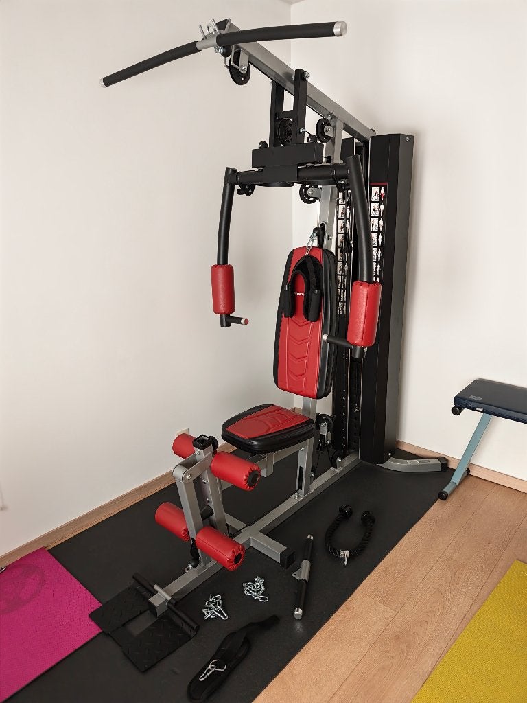 Halterbank in nieuwe en hoogwaardige staat, Ophalen, Nieuw, Benen, Fitnessbal