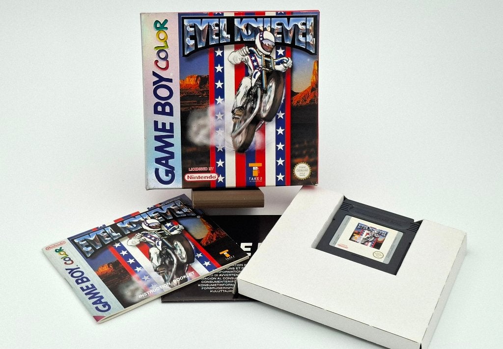 Evel Knievel Nintendo Game Boy Color Take 2 Interactive CIB, Consoles de jeu & Jeux vidéo, 1 joueur, Comme neuf, Course et Pilotage