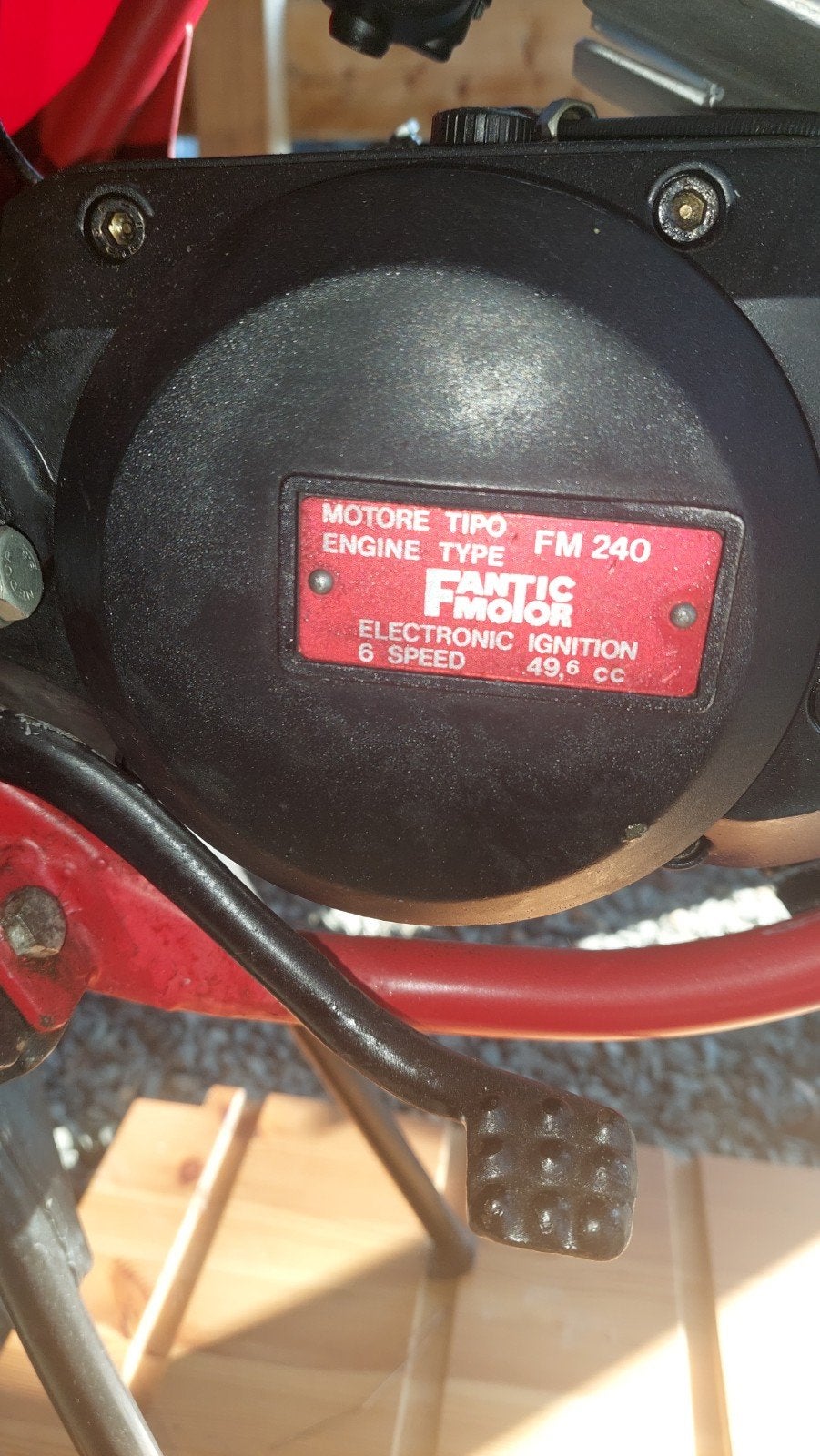 fantic caballero, 6 versnellingen, Klasse B (45 km/u), 50 cc, Ophalen