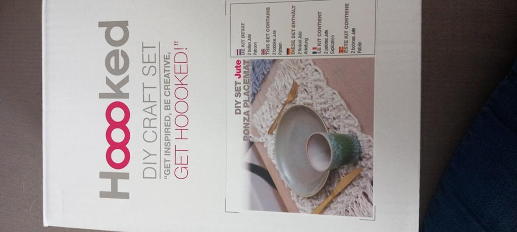 DIY SET JUTE PONZA PLACEMET HOOKED, Ophalen of Verzenden