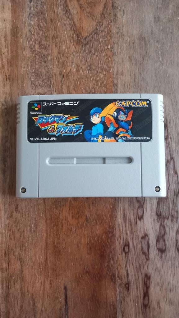 Mega Man en Bass Snes Super Famicom Rockman Forte Megaman, Ophalen of Verzenden