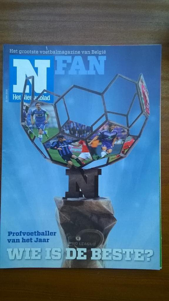 6X Fan! bijlage Het Nieuwsblad 2016, Boeken, Tijdschriften en Kranten, Ophalen of Verzenden, Sport en Vrije tijd