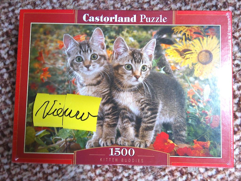 puzzel 1500 poezen, NIEUW == zie verdere info==, Enlèvement ou Envoi, Neuf