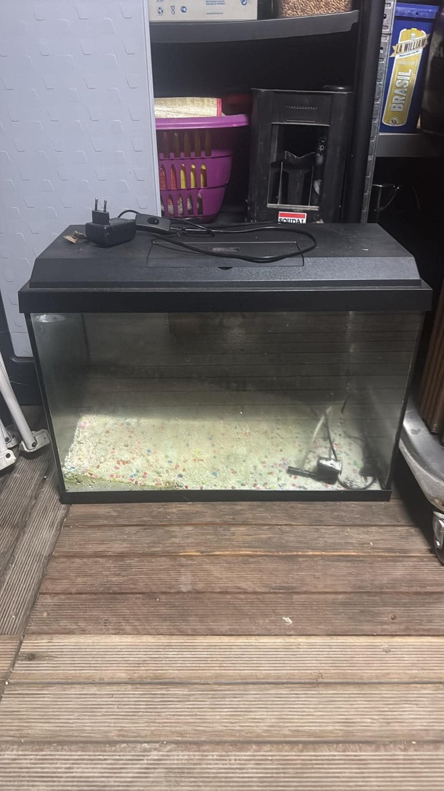 Aquarium à vendre avec accessoires, Animaux & Accessoires, Enlèvement, Pompe, Utilisé