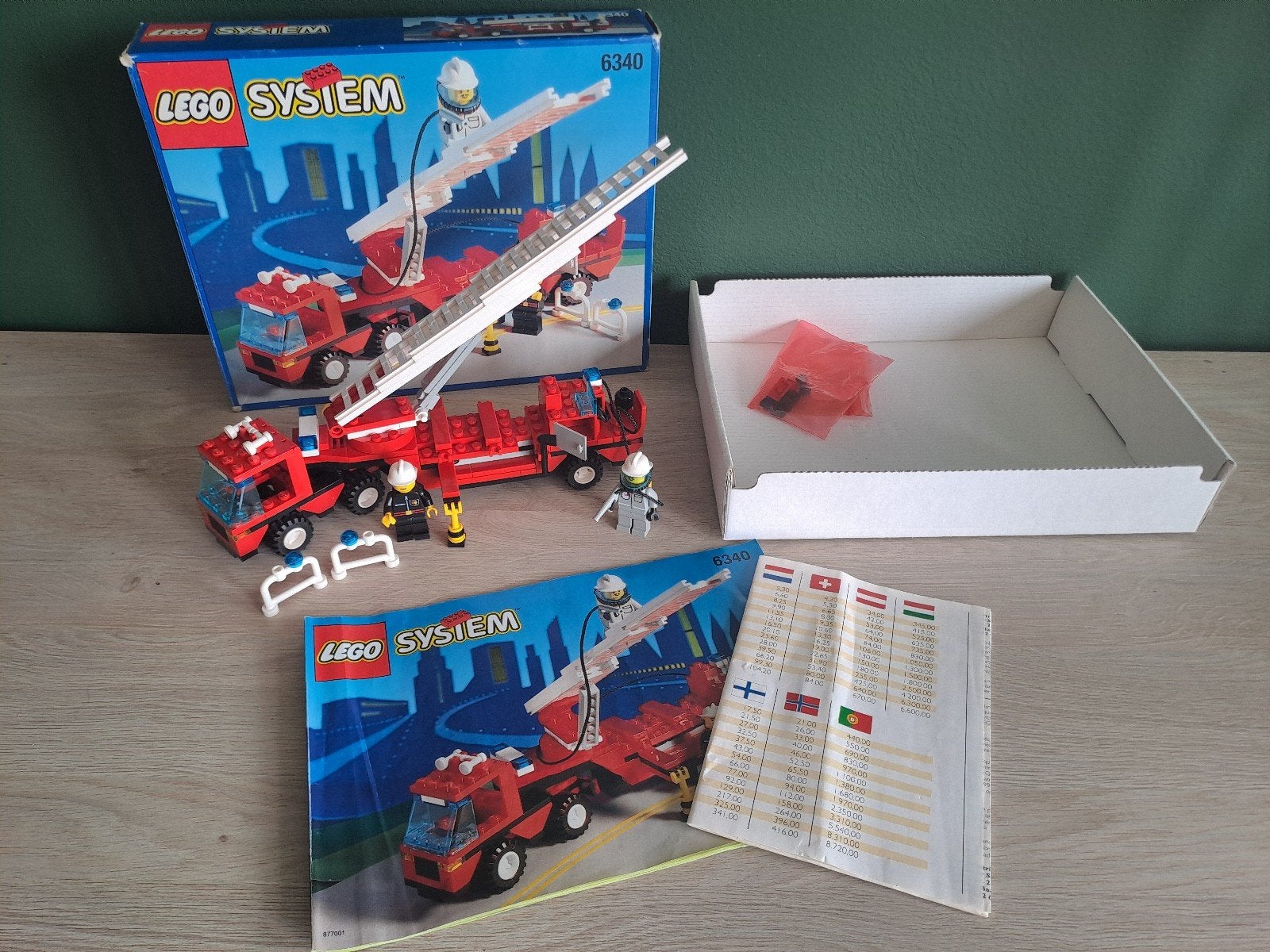 Lego Vintage 1994 System 6340 Hook & Ladder 100% compleet, Enlèvement, Complet, Lego