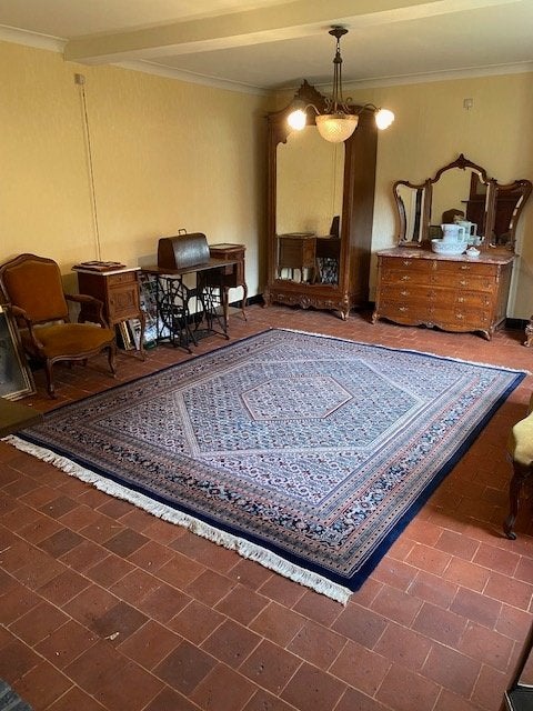 Handgeknoopt oosters tapijt met certificaat, Ophalen, 200 cm of meer, Zo goed als nieuw, 200 cm of meer