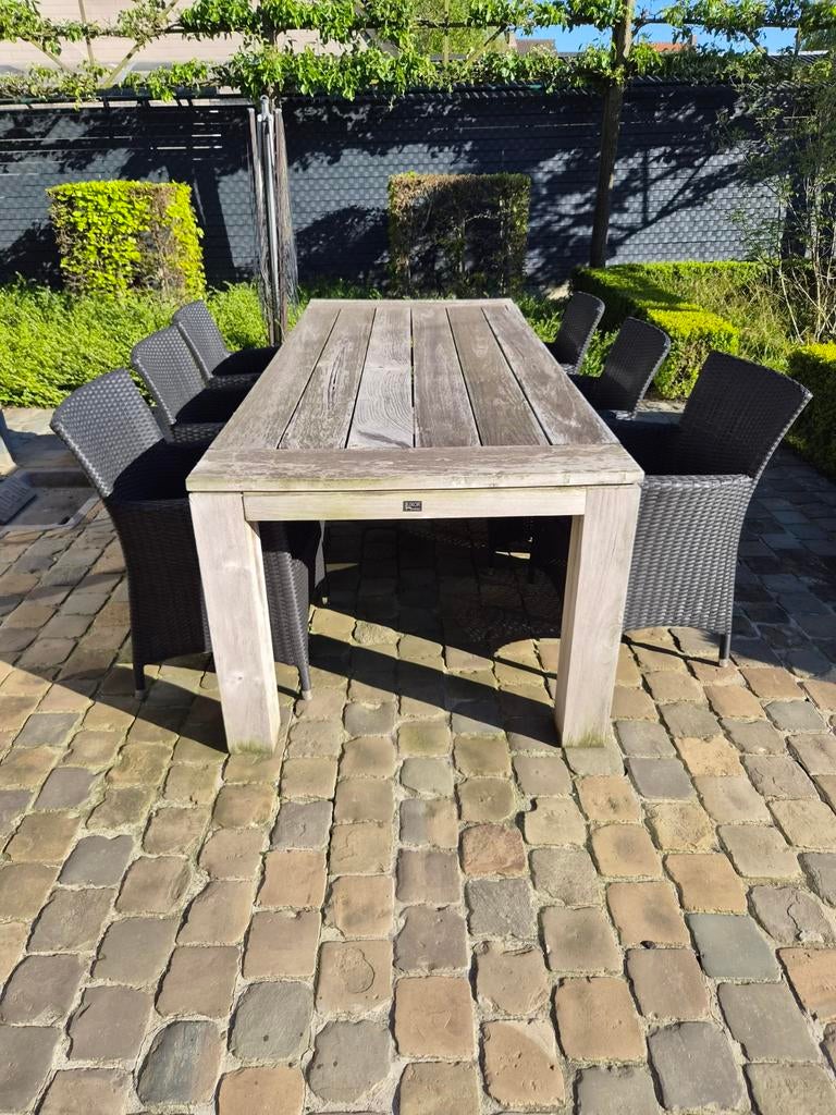 Tuintafel, Tuin en Terras, Tuinsets en Loungesets, Ophalen, Hout