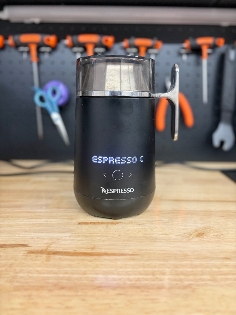 Nespresso barista melkopschuimer, Elektronische apparatuur, Melkopschuimers, Zo goed als nieuw, Elektrische melkopschuimer, Ophalen of Verzenden