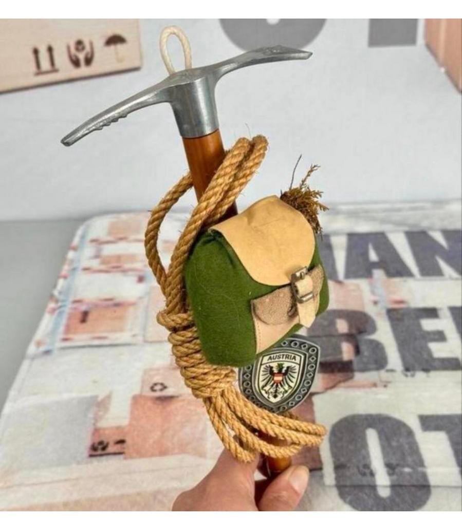 Austria Oostenrijk souvenir pickaxe touw tas bergbeklimmen, Sport en Fitness, Ophalen of Verzenden, Zo goed als nieuw, Overige typen