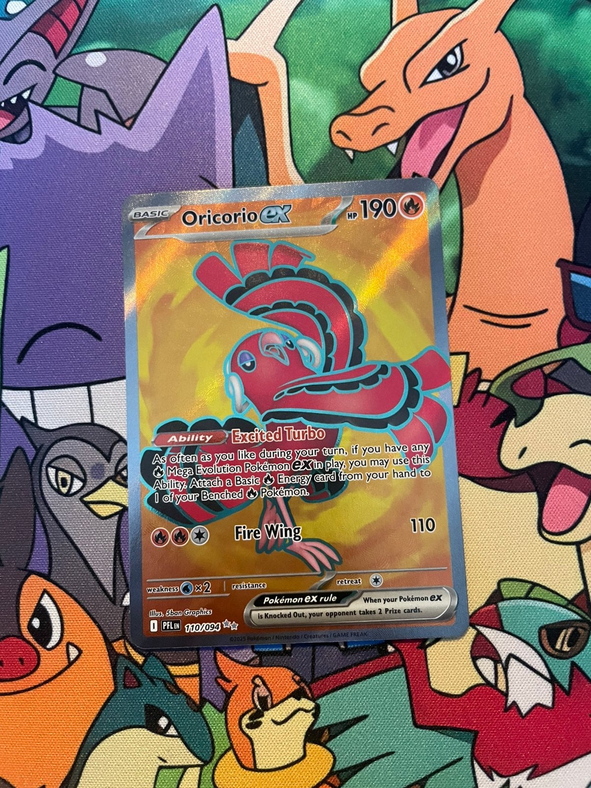 Oricorio Ex 110/094 | Phantasmal Flames, Enlèvement ou Envoi, Neuf