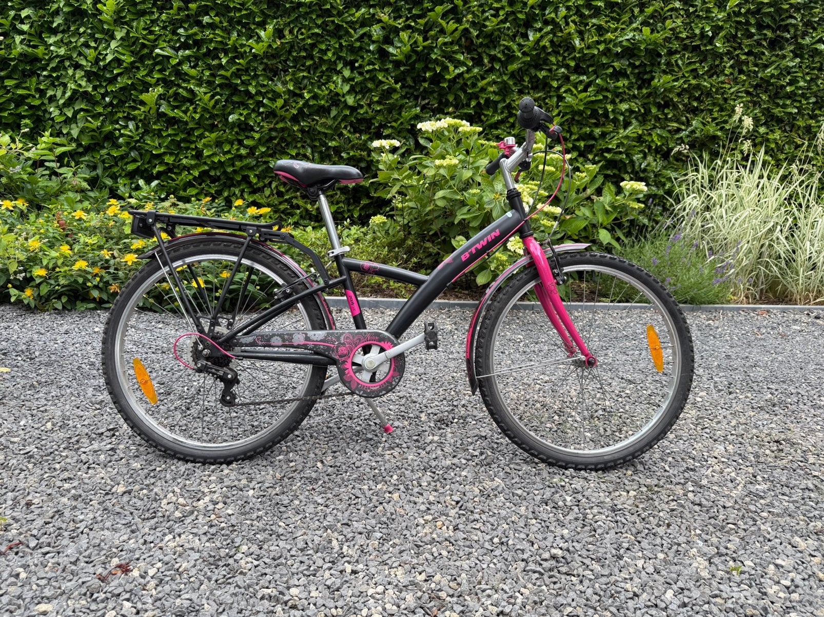 Btwin Poply 500 24 inch fiets voor meisjes van 8 tot 12 jaar, Fietsen en Brommers, Ophalen, Zo goed als nieuw, 24 inch, Versnellingen