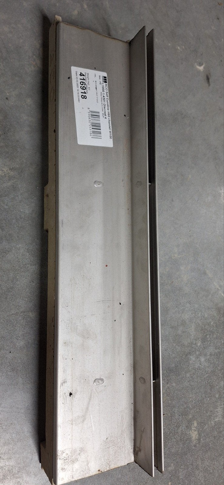 ACO Euroline Discreet H60 W100, Enlèvement