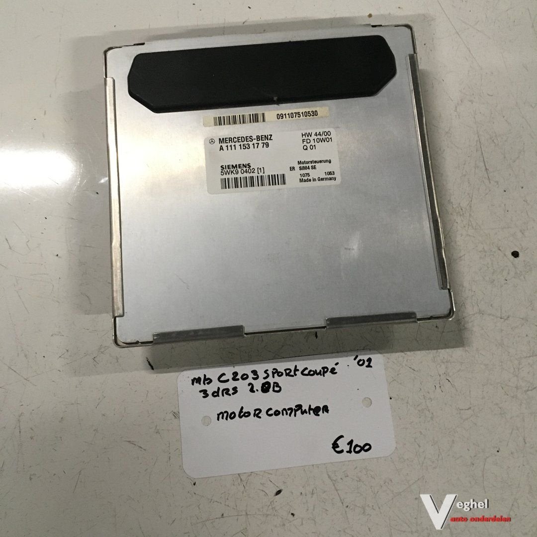 Mercedes C203 Coupe 2.0 benzine 2001  ECU   A 111 153 1779, -, Utilisé, -, -