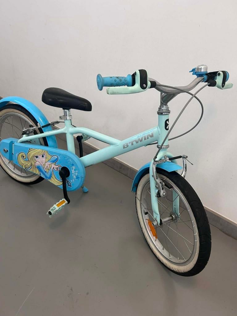 Vélo 16 pouces 4 à 6 ans Reines des Neiges