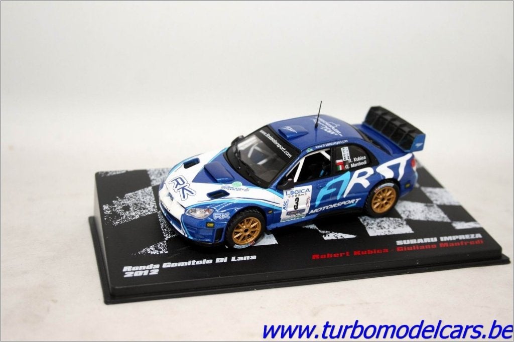 Subaru Impreza WRC 2012 1/43 Altaya, Ophalen of Verzenden, Nieuw, Auto, Overige merken