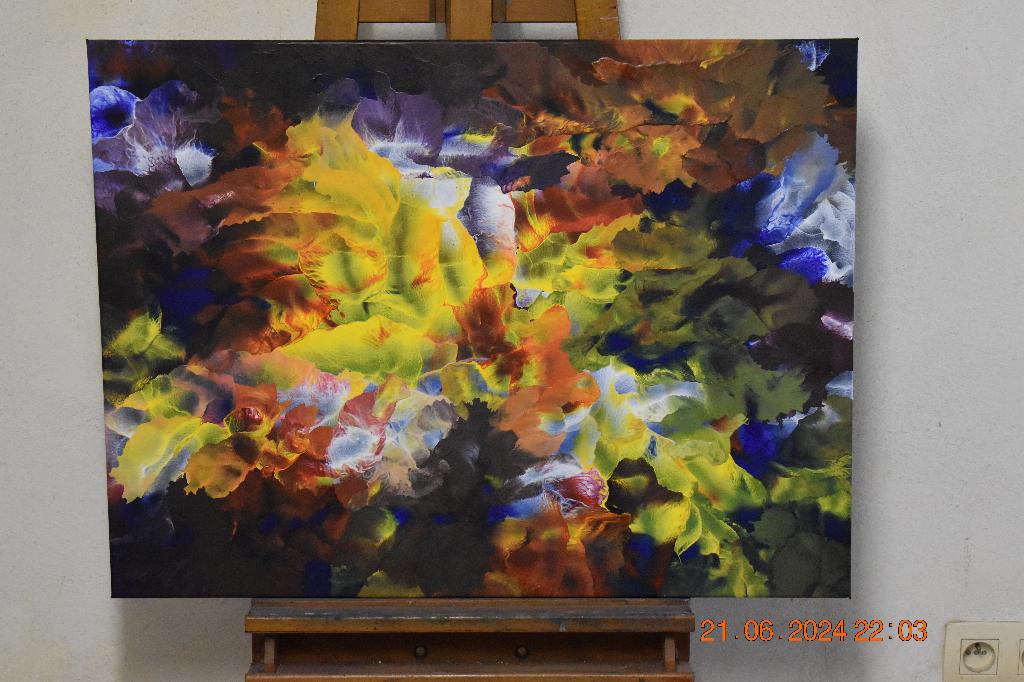 Peinture abstraite, serie no (59) par joky kamo, Enlèvement