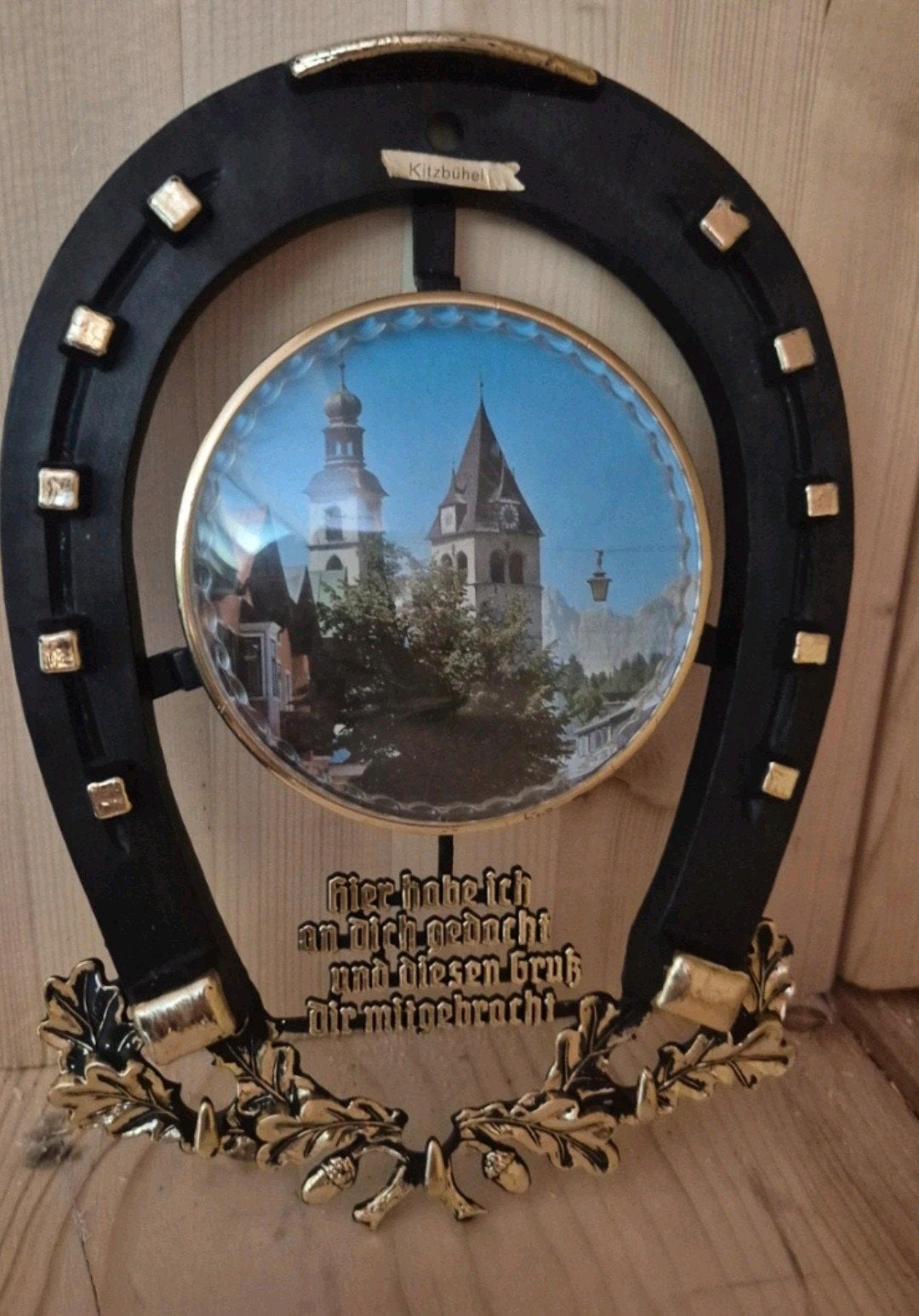 Vintage Gelukshoefijzer Kitzbühel - Souvenir Oostenrijk - Ja, Ophalen of Verzenden