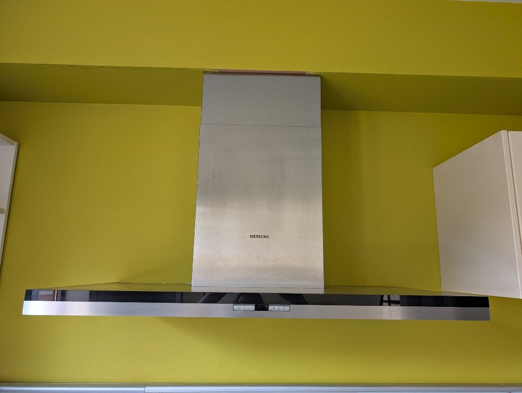 Siemens dampkap, Elektronische apparatuur, Afzuigkappen, Ophalen, Gebruikt, Wandschouwkap, 600 tot 800 m³ per uur
