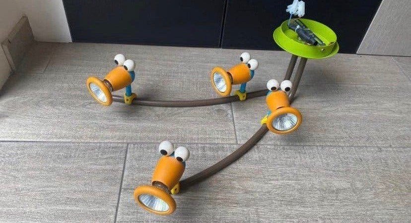 Dimbare spot voor kinderkamer  - nieuwprijs was €145, Maison & Meubles, Lampes | Spots, Enlèvement ou Envoi, Comme neuf, Philips