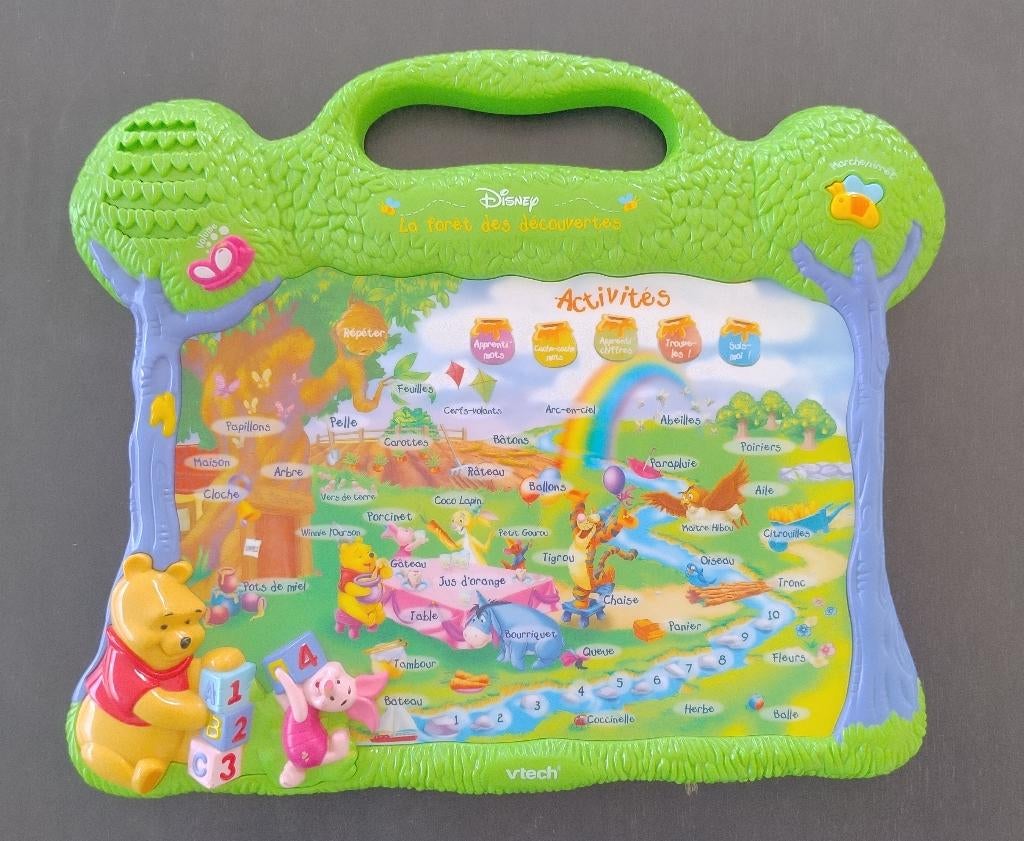 Winnie de Poeh „Het woud der ontdekkingen” VTECH, Kinderen en Baby's, Ophalen of Verzenden, Gebruikt, Elektronica, Met geluid