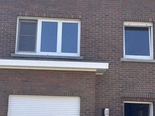 pvc raam dubbel glas + rolluik, Doe-het-zelf en Bouw, Ophalen, Gevelraam of Ruit, 120 tot 160 cm, Zo goed als nieuw