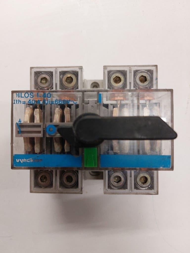 Interrupteur de charge Vynckier 4P DILOS 1-40, Enlèvement ou Envoi, Utilisé, Autres marques, Interrupteur