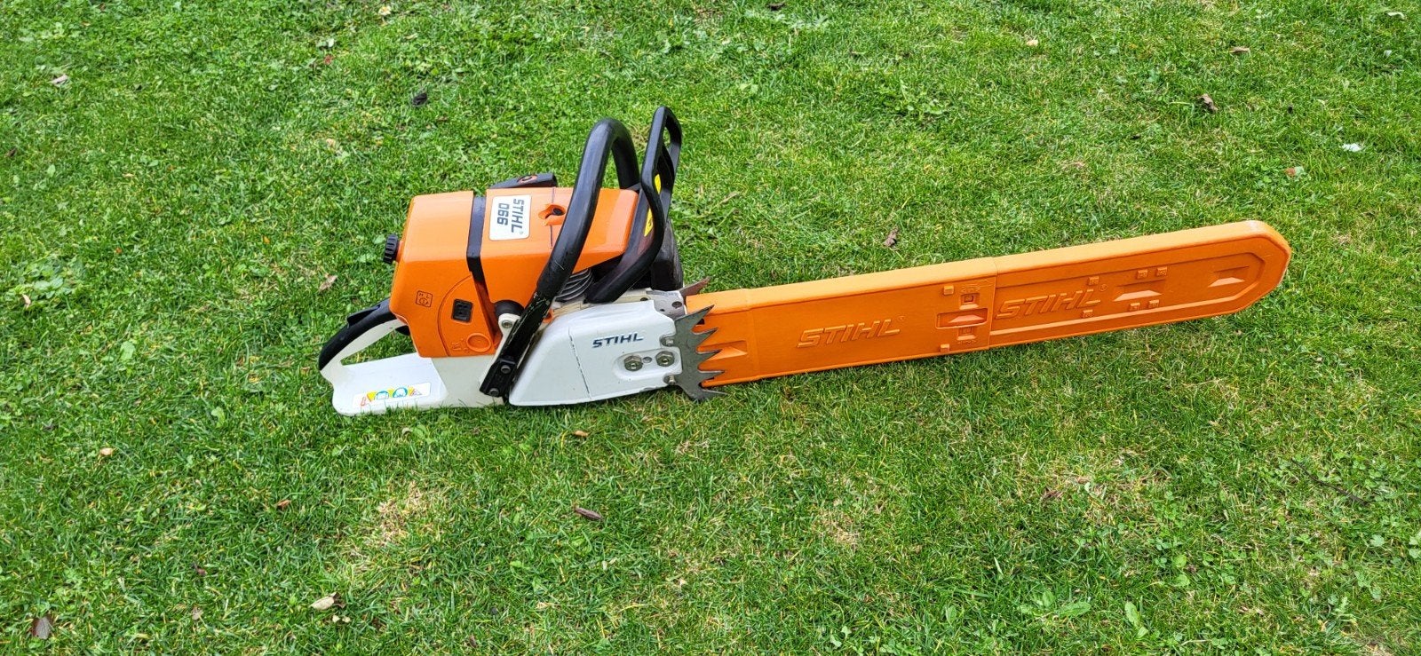 Tronçonneuse STIHL 066 d’origine (91,6 cm³) 1998, Jardin & Terrasse, Enlèvement, Utilisé, Essence, STIHL