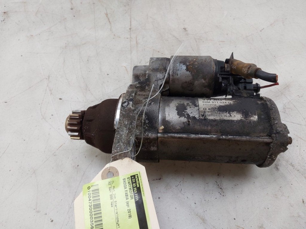 STARTMOTOR Skoda Fabia III Combi (NJ5) (01-2014/12-2022), Robert Bosch AG, Gebruikt, Skoda, Robert-Bosch-Allee 1
74232  Abstatt, DE