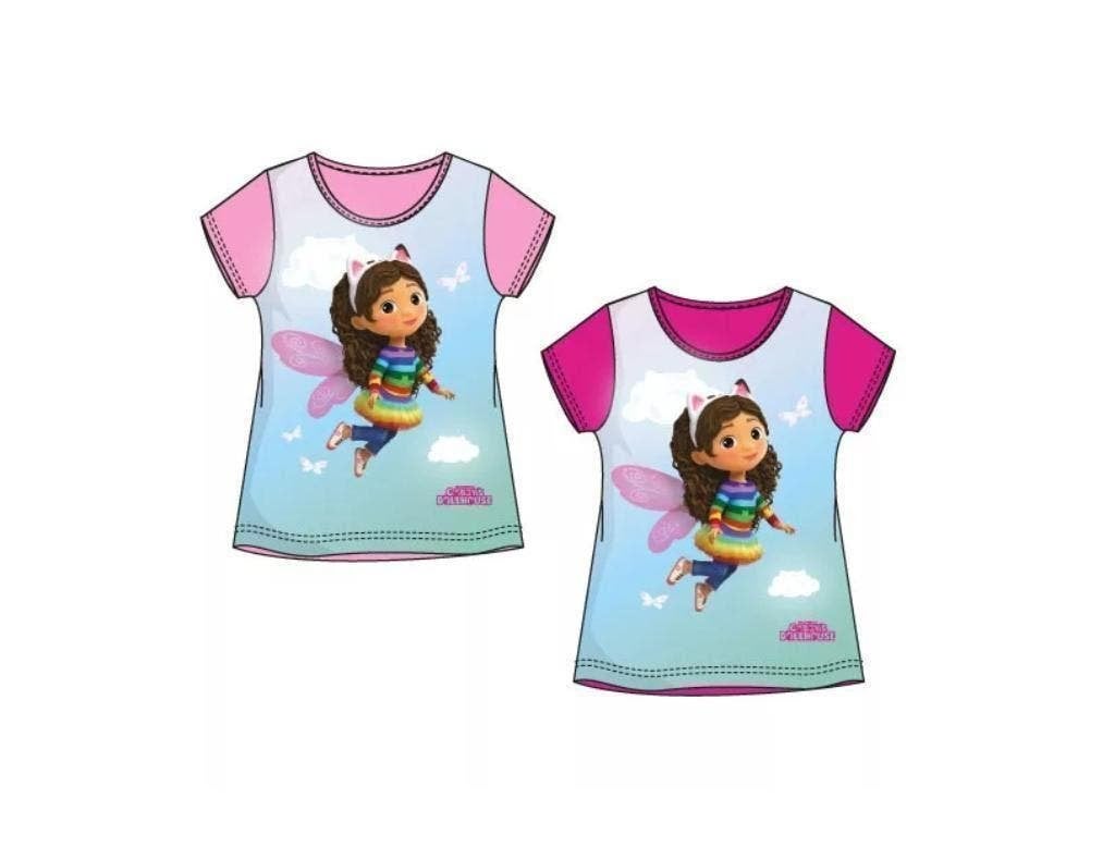 Gabby's Poppenhuis T-shirt - Maat 98 - 104 - 116 - Katoen, Kinderen en Baby's, Kinderkleding | Maat 104, Meisje, Nieuw, Shirt of Longsleeve