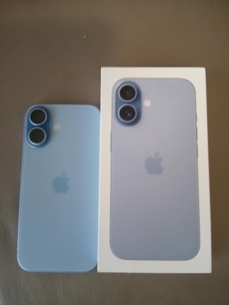 Iphone 17 blauw 256gb (ruilen/kopen), Télécoms, Téléphonie mobile | Apple iPhone, Enlèvement, Comme neuf, Bleu
