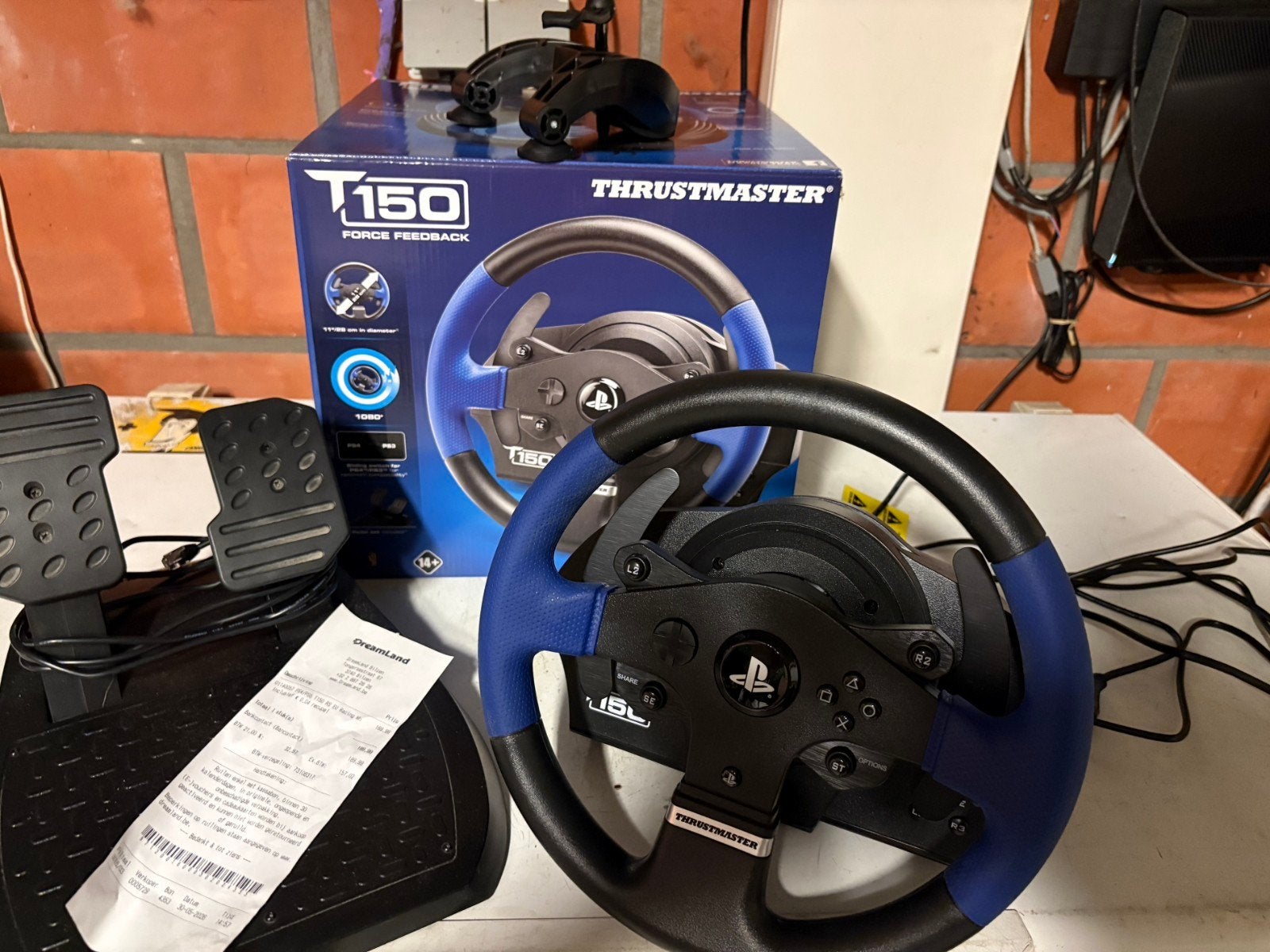 trustmaster t150, Consoles de jeu & Jeux vidéo, Consoles de jeu | Sony Consoles | Accessoires, Enlèvement