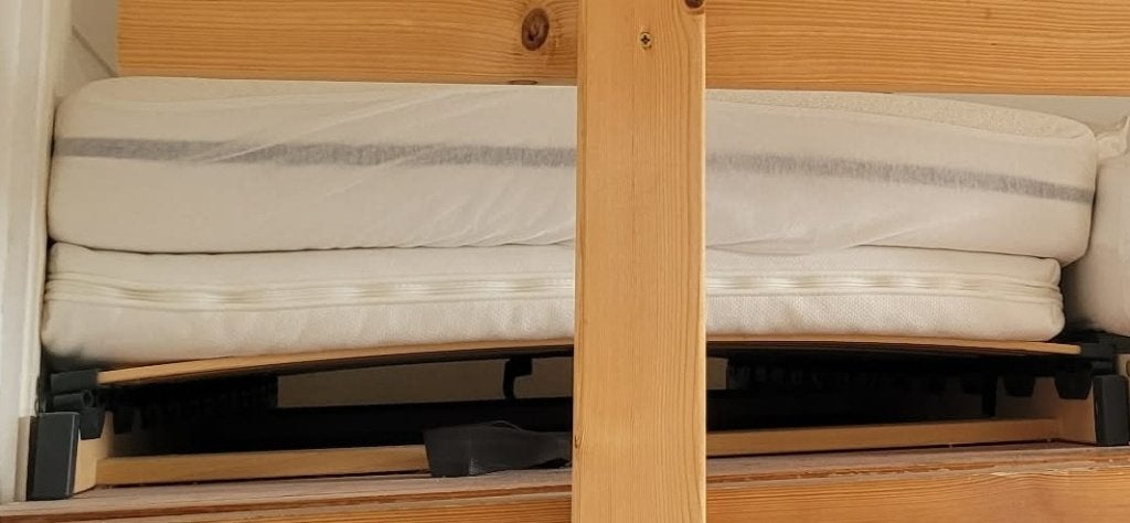 Sommier +matelas + surmatelas, 90 cm, Une personne, Enlèvement, Utilisé