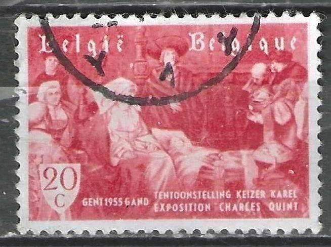 Belgie 1955 - Yvert/OBP 964 - Keizer Karel te Gent (ST), Verzenden, Gestempeld, Gestempeld, Kunst