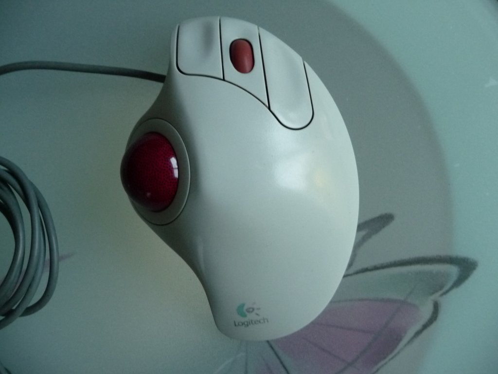 trackball, Ophalen, Rechtshandig, Muis, Gebruikt