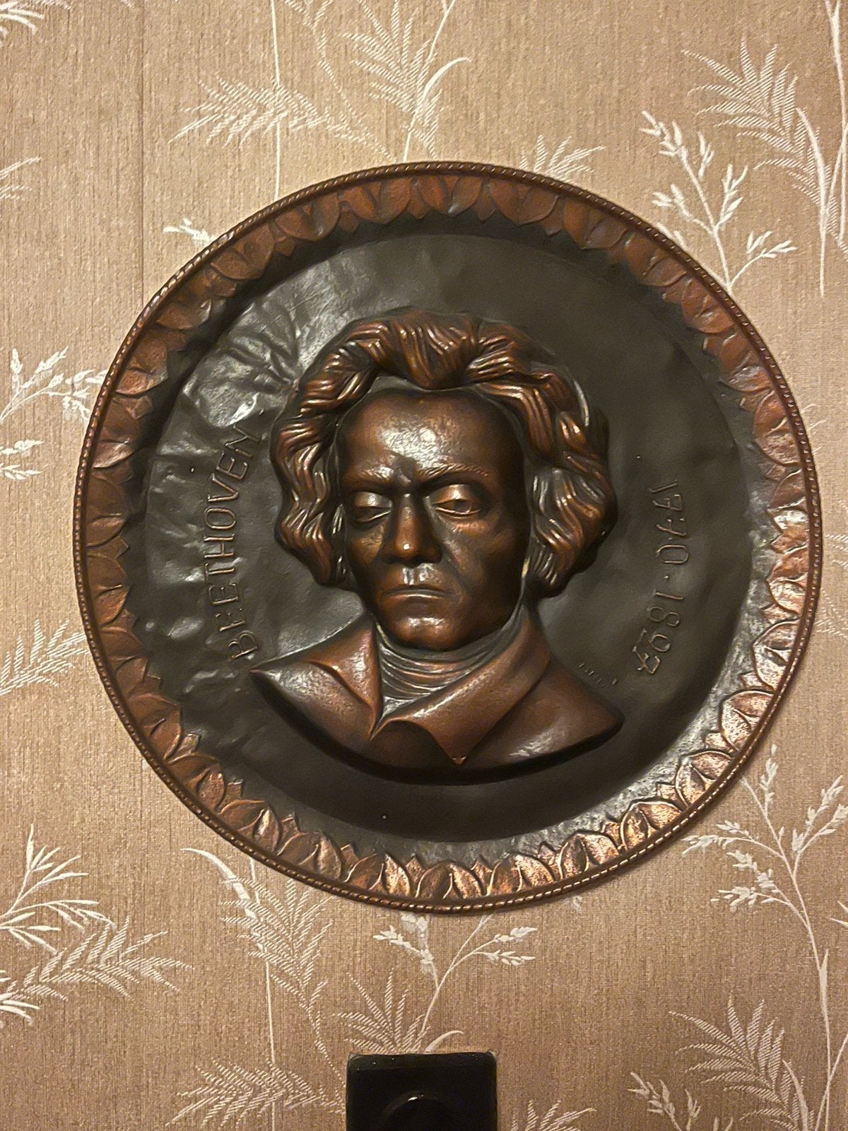 Muurdecoratie beethoven, Antiek en Kunst, Ophalen
