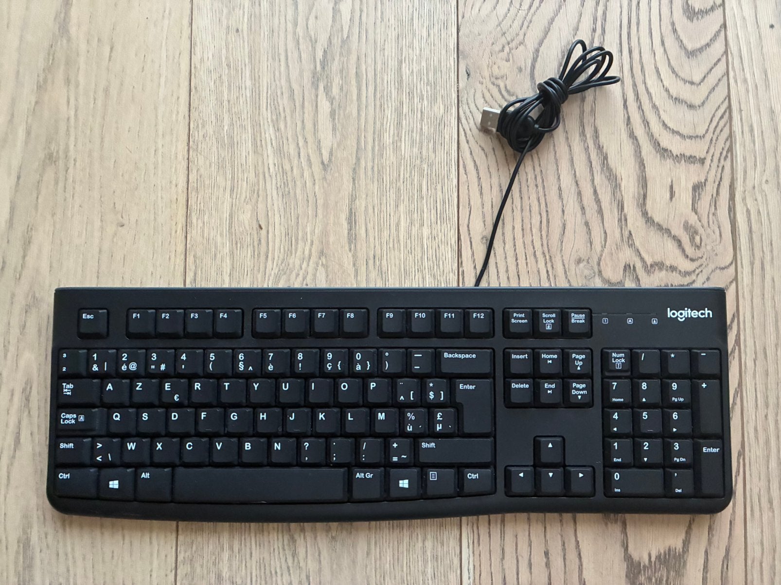 Logitech Toetsenbord, Computers en Software, Ophalen of Verzenden, Azerty, Zo goed als nieuw