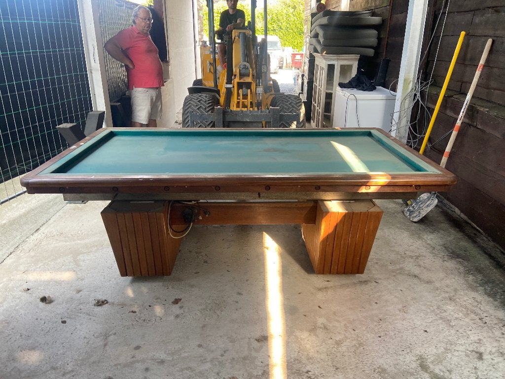 table de billard, Enlèvement, Utilisé
