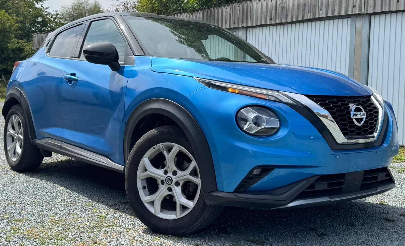 Nissan Juke 1.0 DIG-T//2020, Auto's, Nissan, Voorwielaandrijving, Stof, Blauw, 3 cilinders