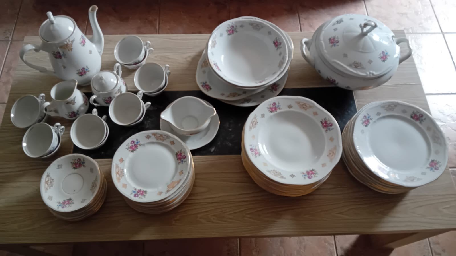 servies, Ophalen