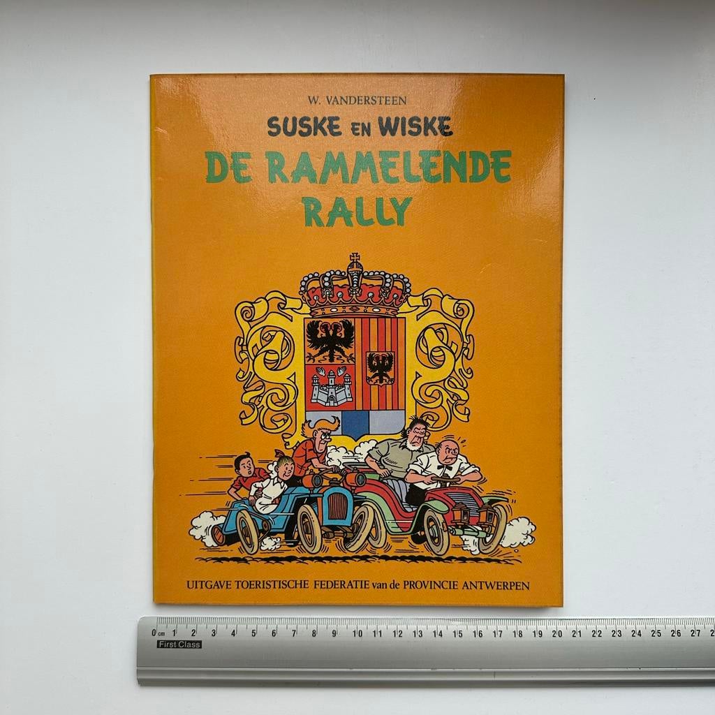Suske en Wiske : De rammelende Rally - album publicitaire, Ophalen of Verzenden, Suske en Wiske, Zo goed als nieuw, Boek of Spel