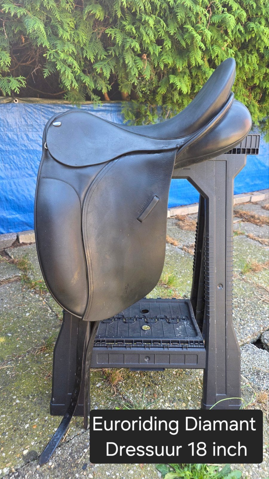 Euroriding Diamant 18 inch, Animaux & Accessoires, Chevaux & Poneys | Selles, Taquets de genoux, Enlèvement ou Envoi, XL (18 pouces ou plus)