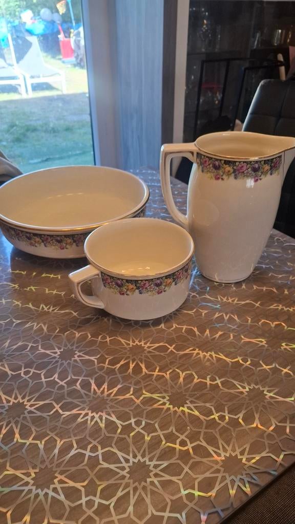 Service de toilette Boch vintage, Antiek en Kunst, Ophalen, Keramiek of Aardewerk