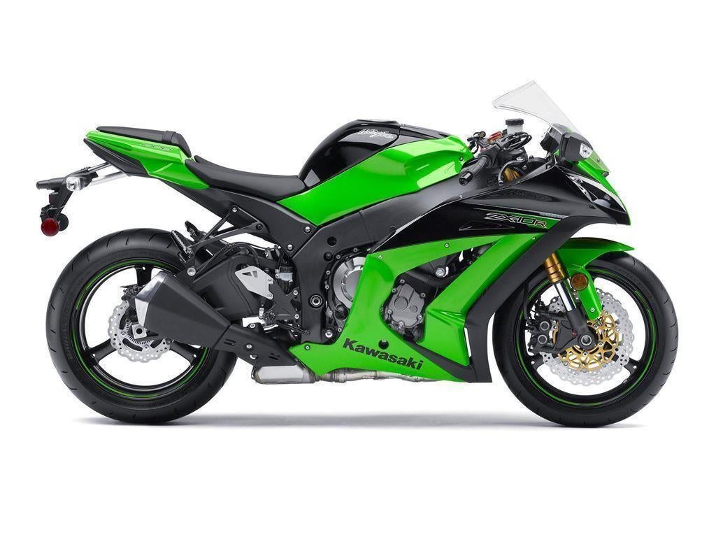 Kawasaki 12B ZX10R 2014 kappenset in het groen en andere del, Ophalen of Verzenden, Gebruikt