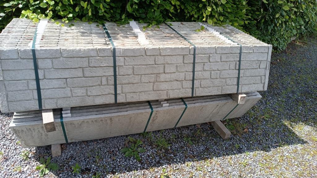 betonplaten, Tuin en Terras, Schuttingen, Ophalen, Overige materialen, Minder dan 3 meter, Nieuw