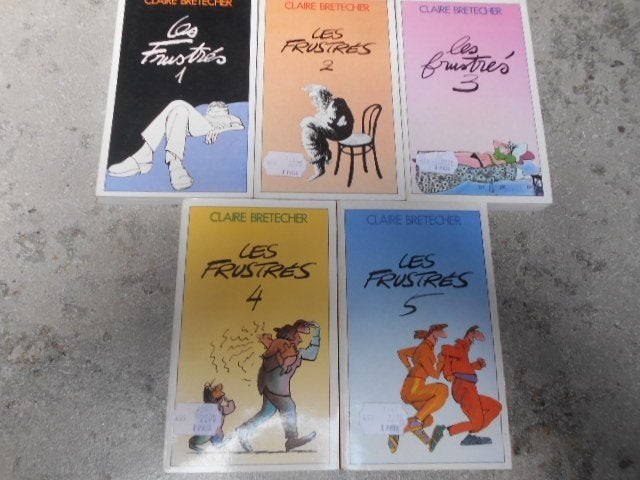 Les Frustrés - Claire Bretecher / De vijf voor 10 €., Boeken, Stripverhalen, Ophalen of Verzenden, Zo goed als nieuw