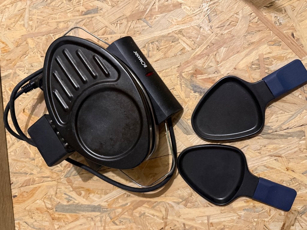 Appareil à raclette-grill Bomann, Enlèvement ou Envoi, Comme neuf, Moins de 4 personnes